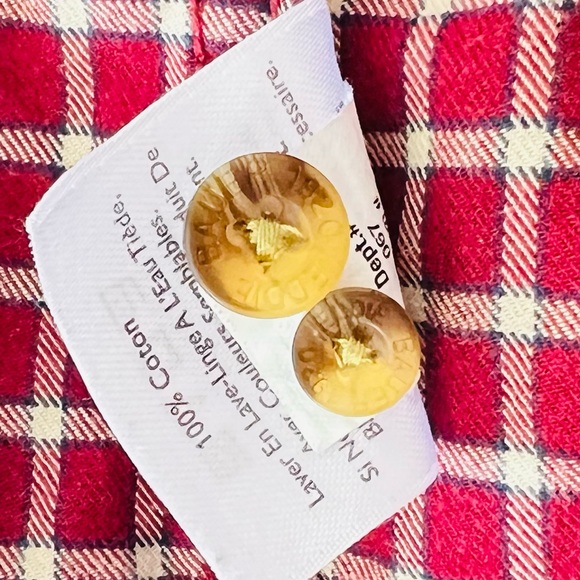 Eddie Bauer red plaid button down shirt long sleeve - Picture 9 of 10